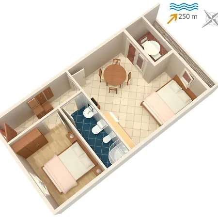 Апартаменты With Wifi Rabac, Labin - 2323 Рабац