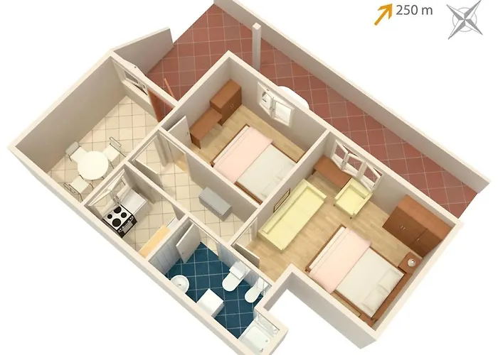 With Wifi Rabac, Labin - 2323 Lejlighed *